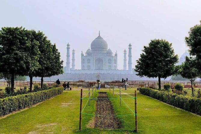 From Goa - Overnight Taj Mahal Agra Private Tour by Return Flights - Agra Fort and Mehtab Bagh: your first Mughal hits in early evening