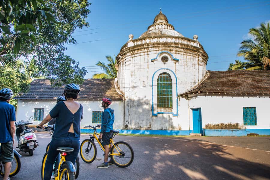 Goa: Old Goa and Divar Island E-Bike Tour with Snacks - Old Goa by E-bike: the smarter way to see UNESCO in a short time