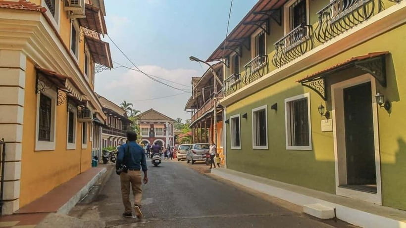 Goa Shore Excursions: Highlights of Goa - Fontainhas in Panaji: Portuguese-era streets and a slower mood