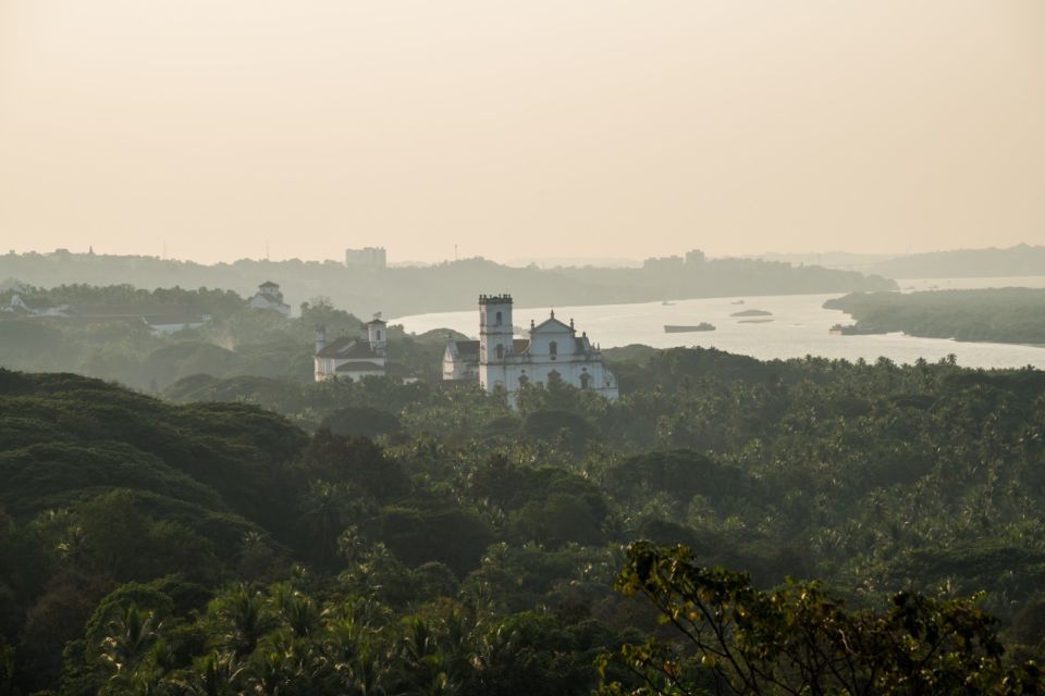 Old Goa: Walking Tour of Heritage Churches - Old Goa ruins on the way to Se Cathedral: why the gaps matter